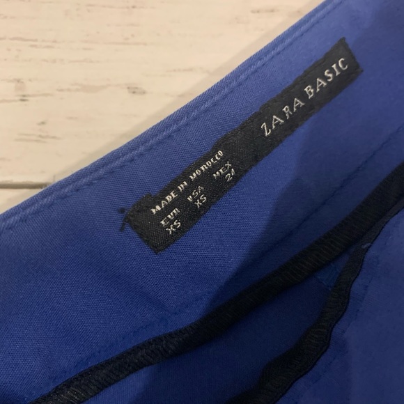 Zara blue skort shorts size XS - Picture 5 of 11